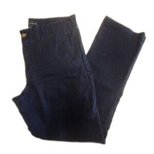 Five Four Men's Navy Blue Cotton Dress Pants Chinos, 6 Pockets, 33 Waist
